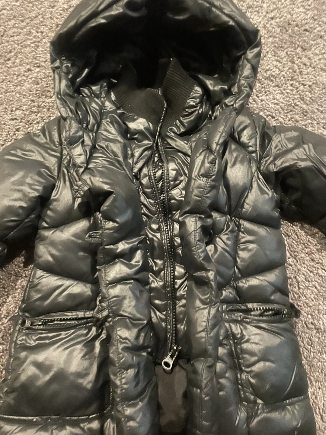 babyGap Black Puffer Jacket (18-24 Months) - photo 2