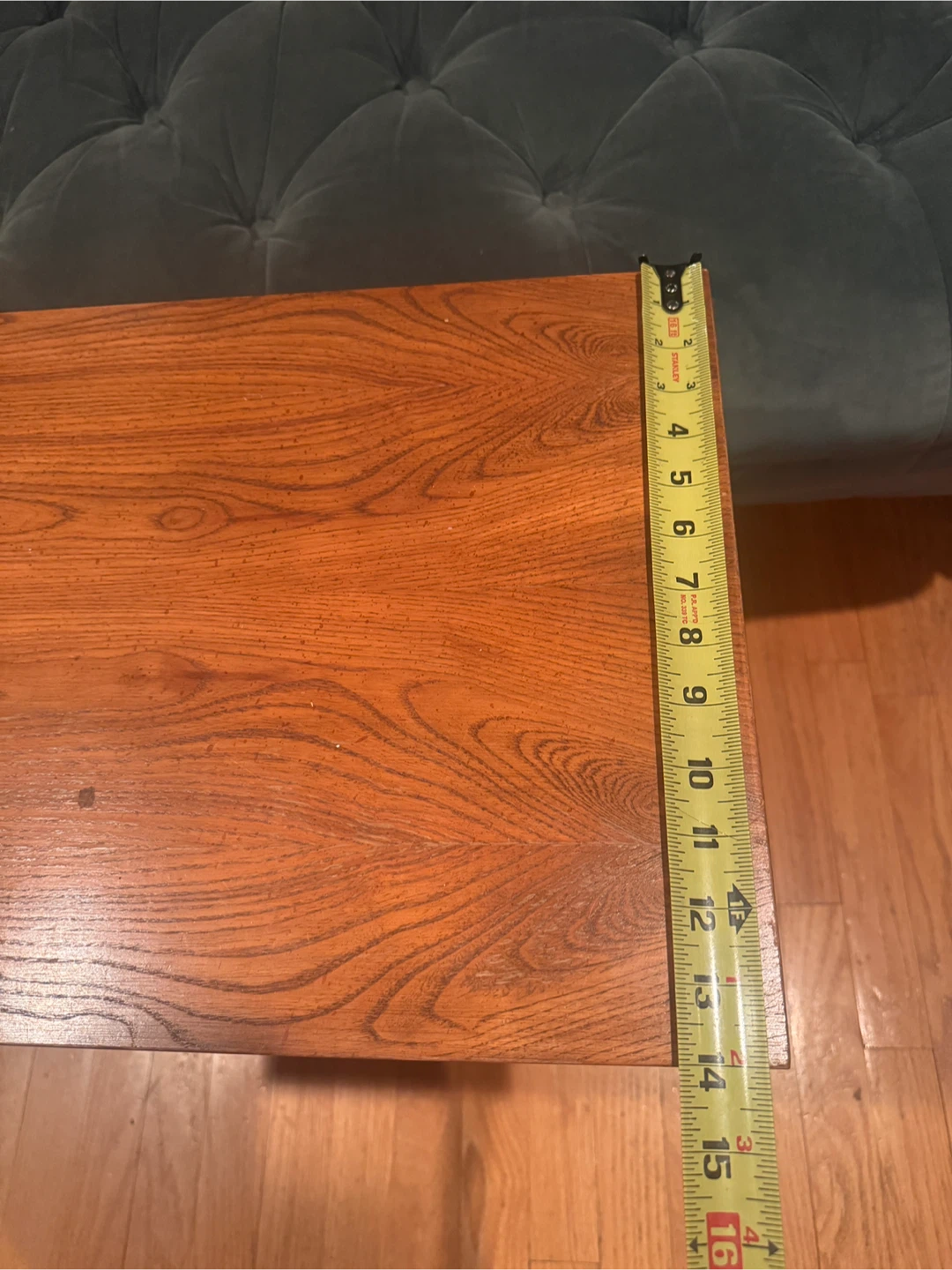 Wood Nightstand with Two Drawers - photo 5