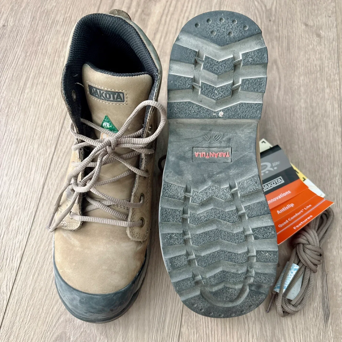 New Dakota women’s mid cut work boots size 8 image indicator(5)