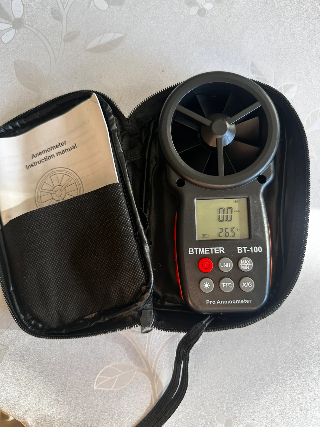 Wind Speed Gauge Meter