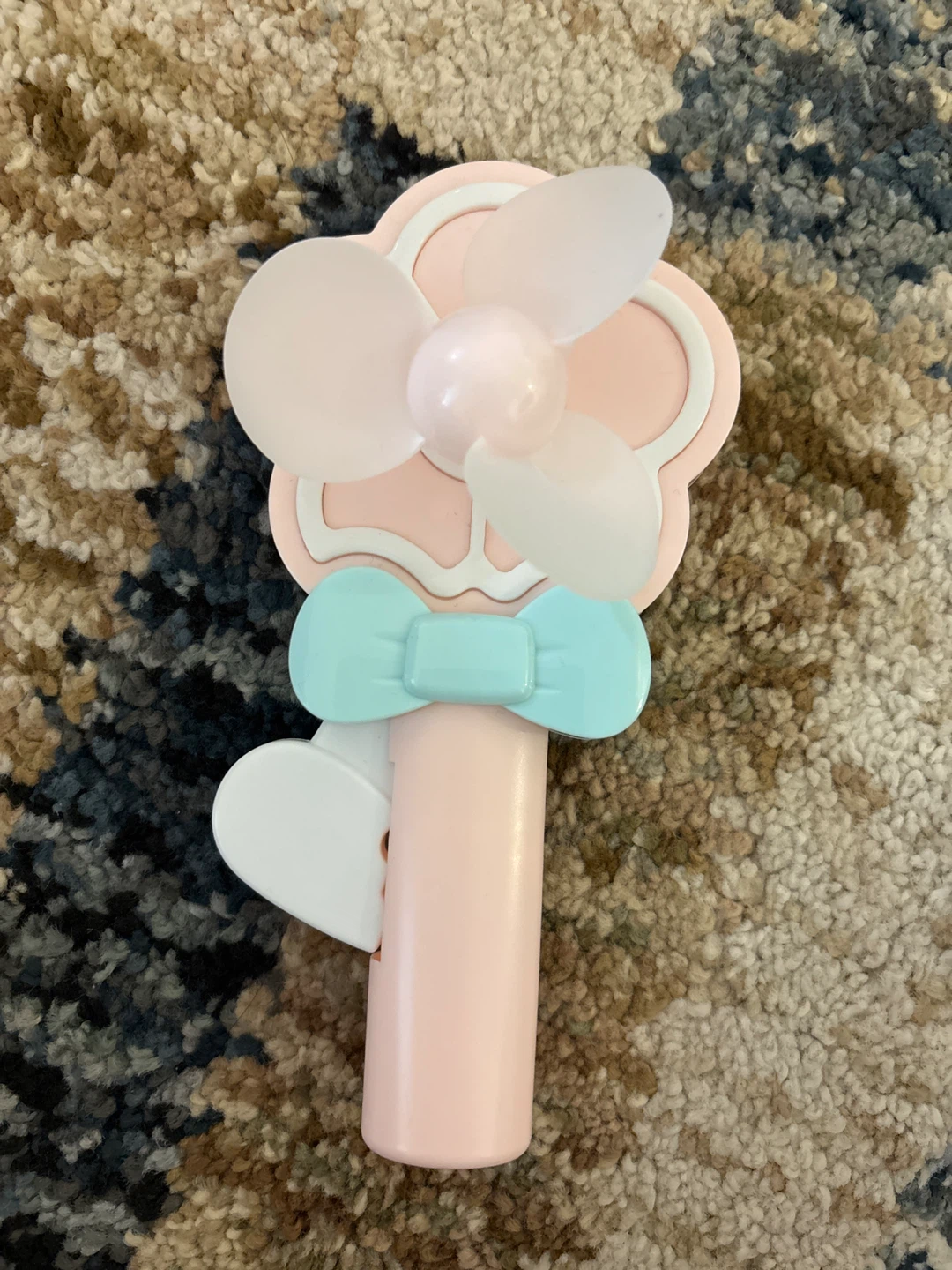 Cute Pink Handheld Fan