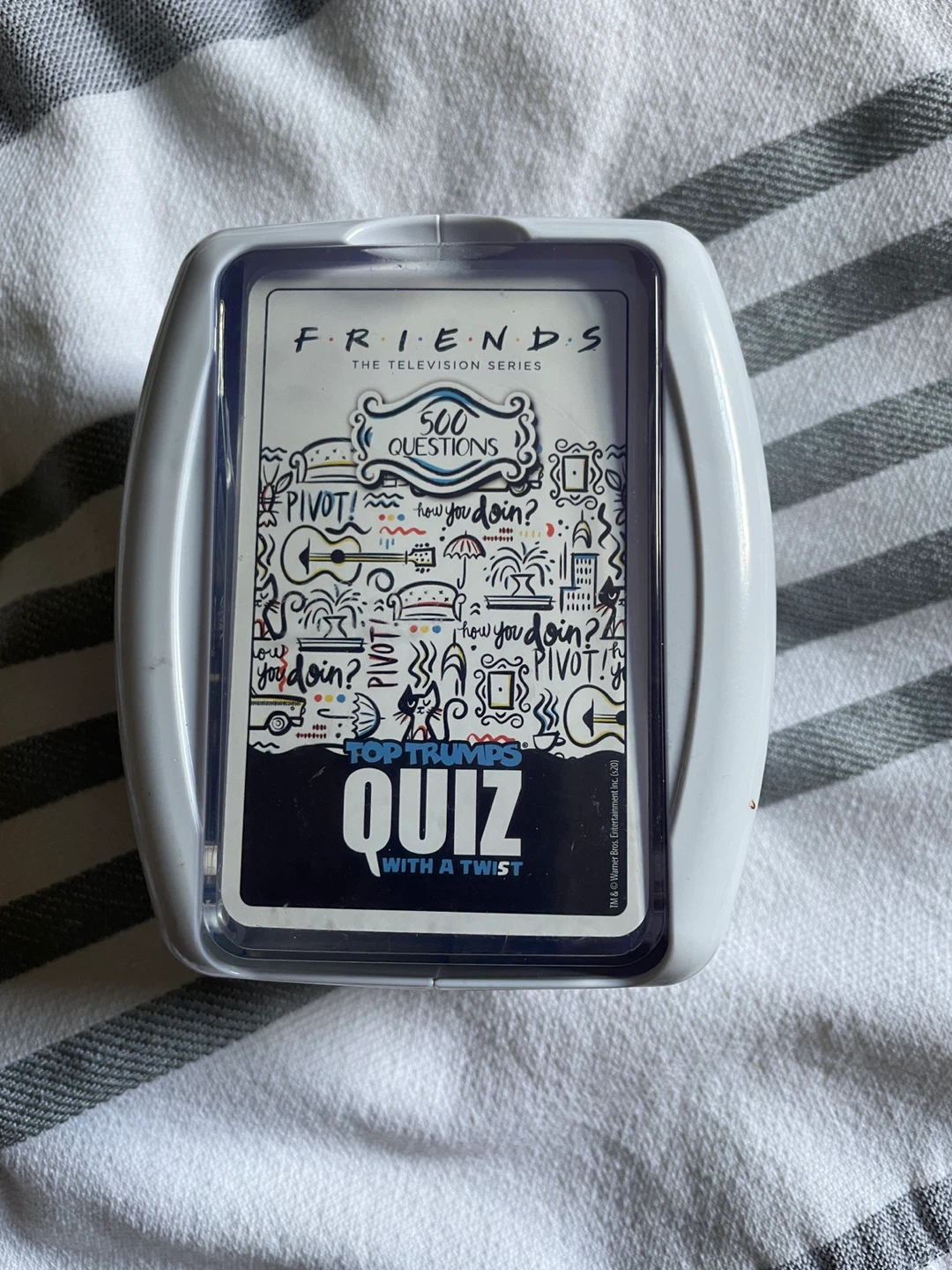 “friends” trivia game.