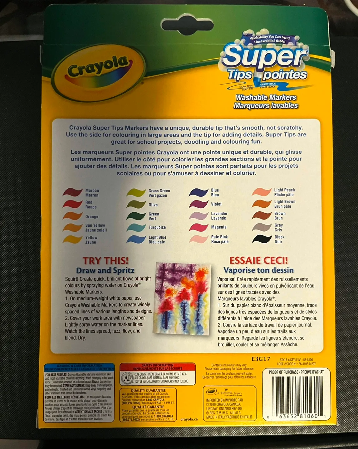 NEW Crayola Super Tips Washable Markers - 20 Pack image indicator(2)