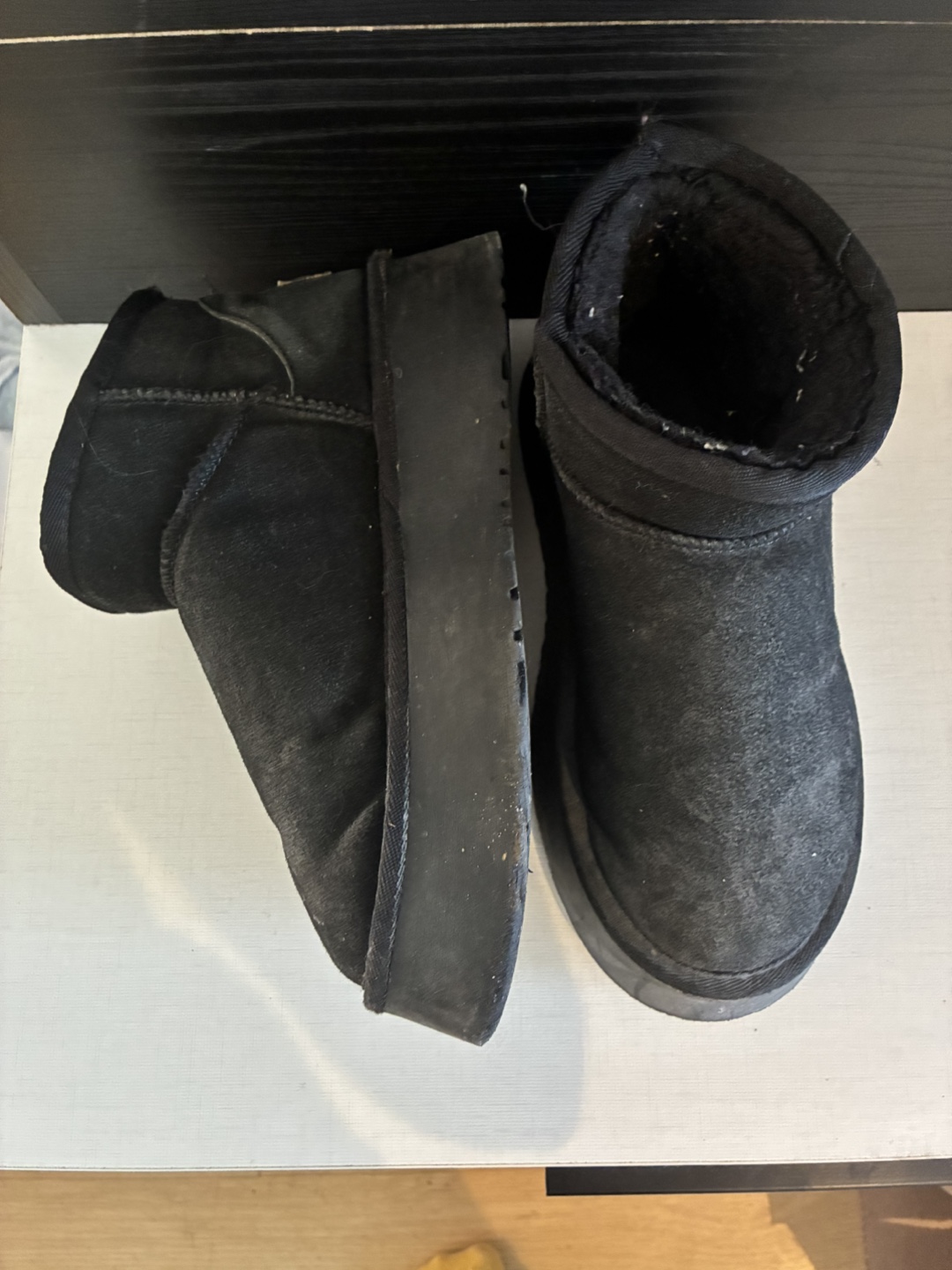 Ugg Black Mini Boots Dupes