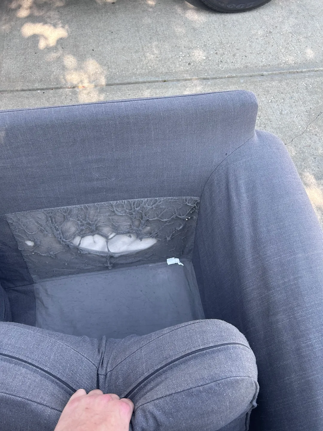 IKEA Ekholma Sofa - Hakebo Dark Gray image indicator(4)