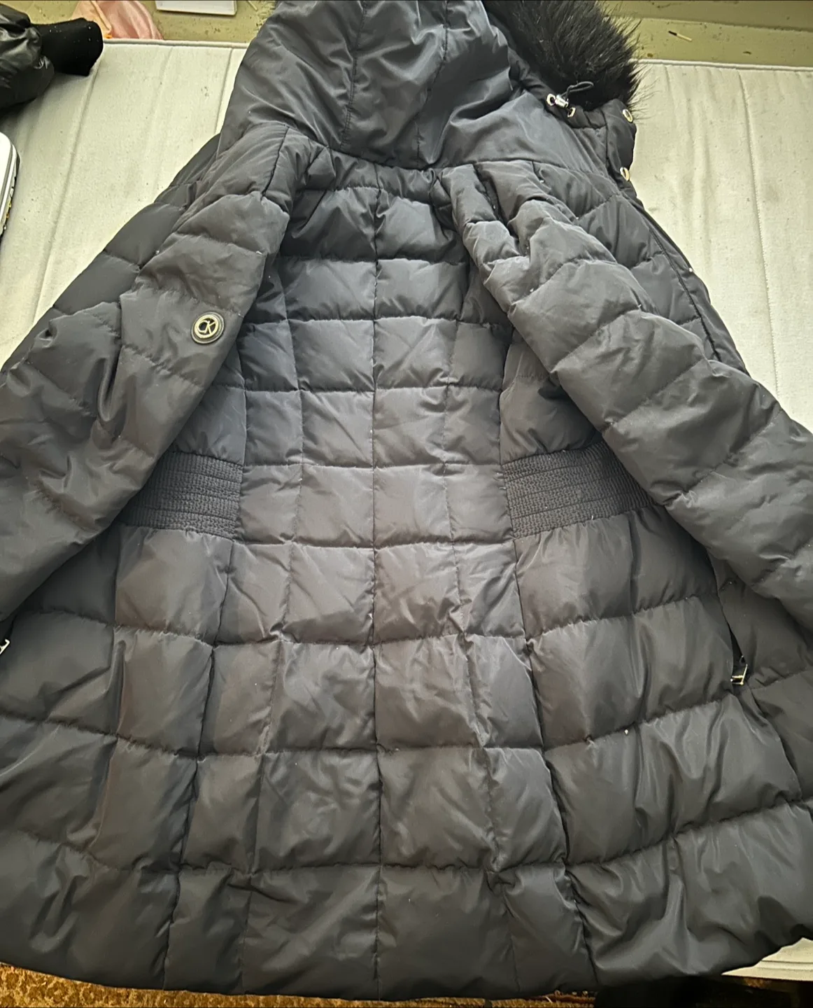 Calvin Klein Black Puffer Coat image indicator(4)