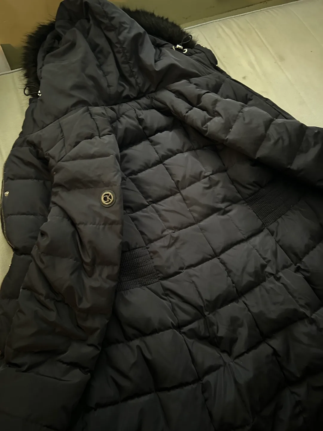 Calvin Klein Black Puffer Coat image indicator(2)