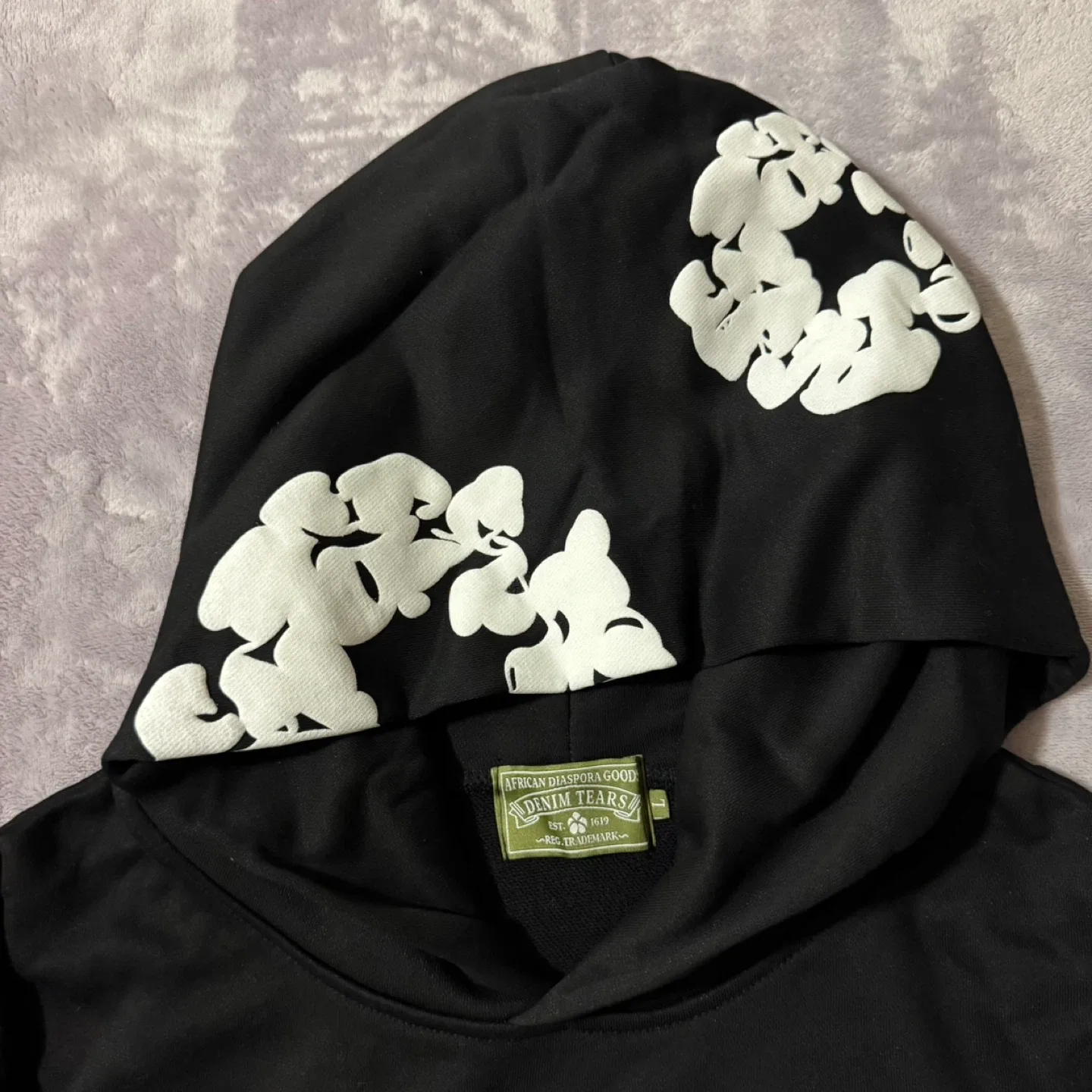 Denim Tears Black Hoodie thumbnail