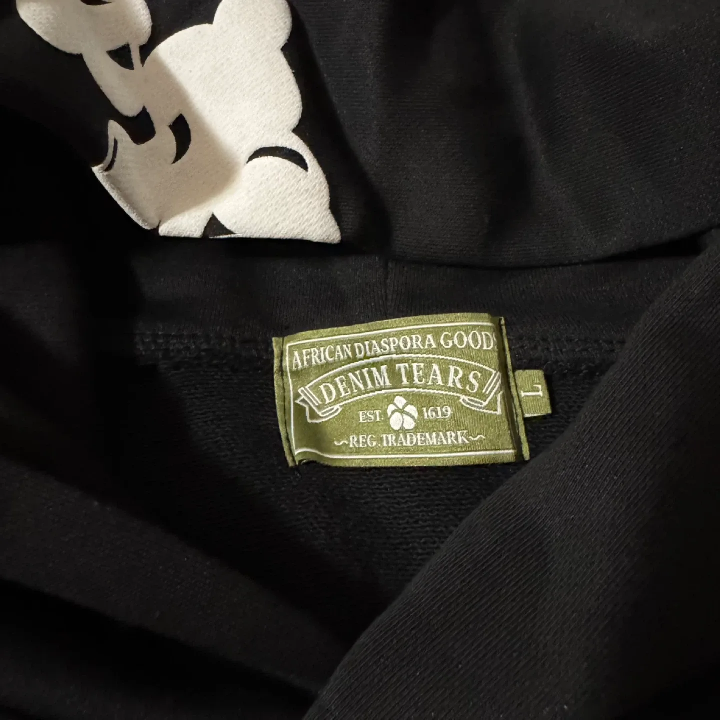 Denim Tears Black Hoodie image indicator(7)