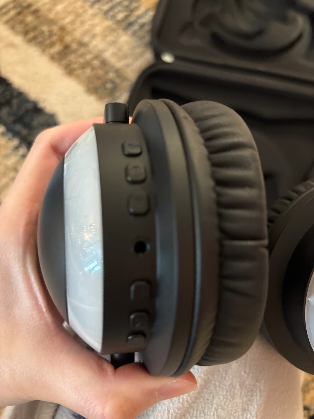 Brookstone Cat Ear Headphones with Case - photo 2