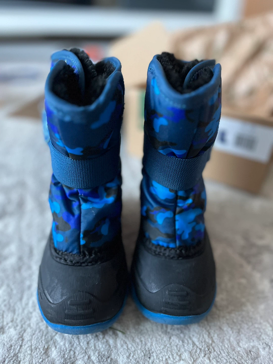 Kamik Blue Camo Snow Boots - Size 9 - photo 3