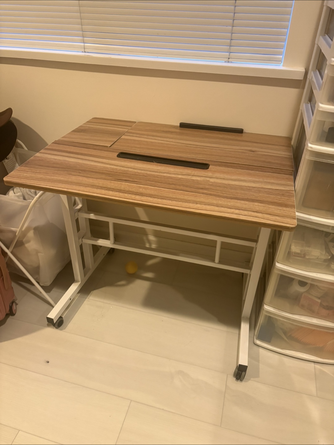 Adjustable Height Rolling Desk - photo 2