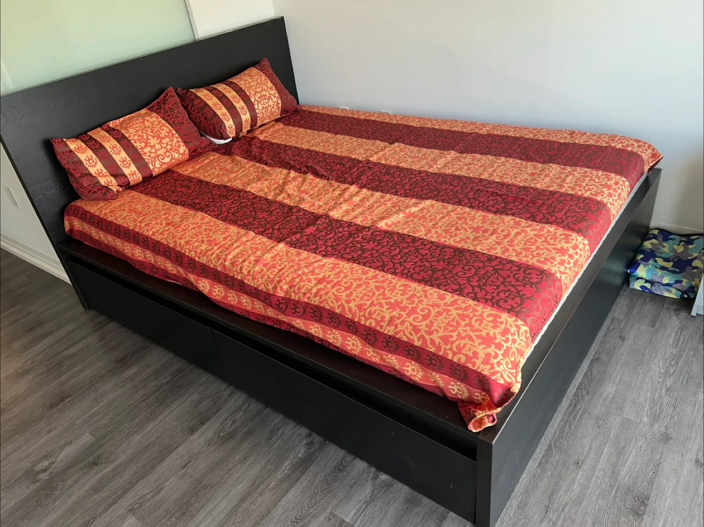 IKEA Queen Size Bed Frame with Storage image indicator(3)