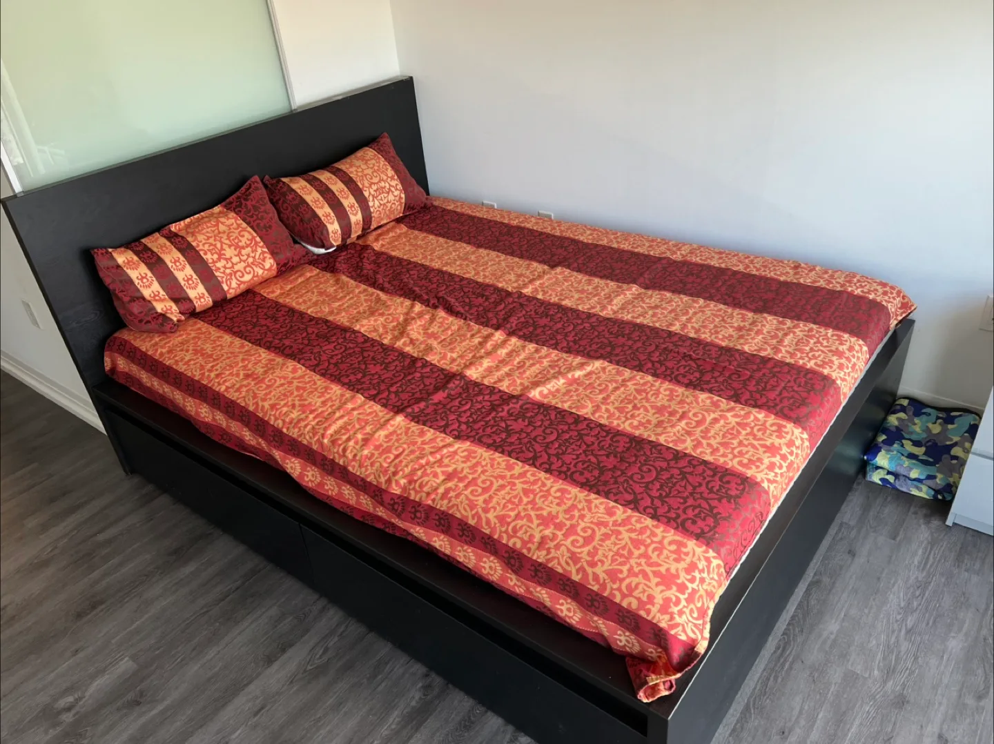 IKEA Queen Size Bed Frame with Storage image indicator(2)