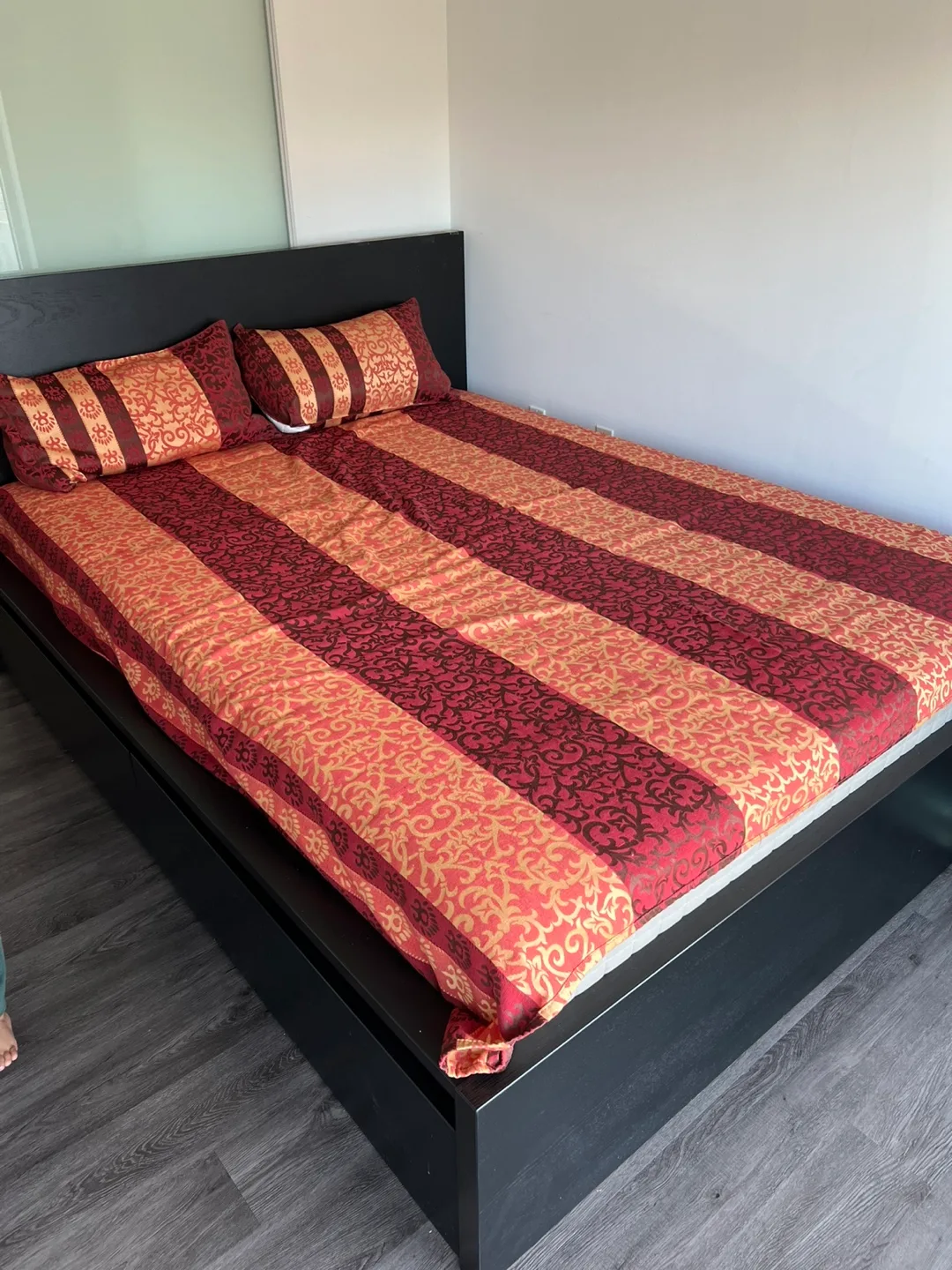 IKEA Queen Size Bed Frame with Storage image indicator(5)