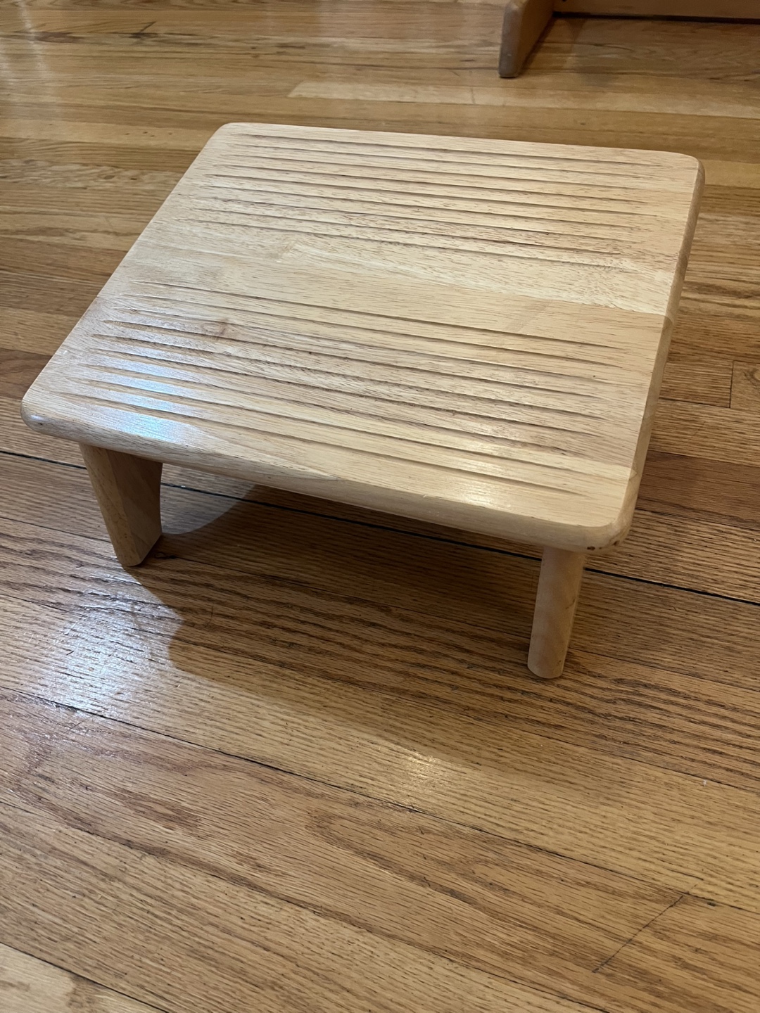 Wooden Step Stool for breastfeeding