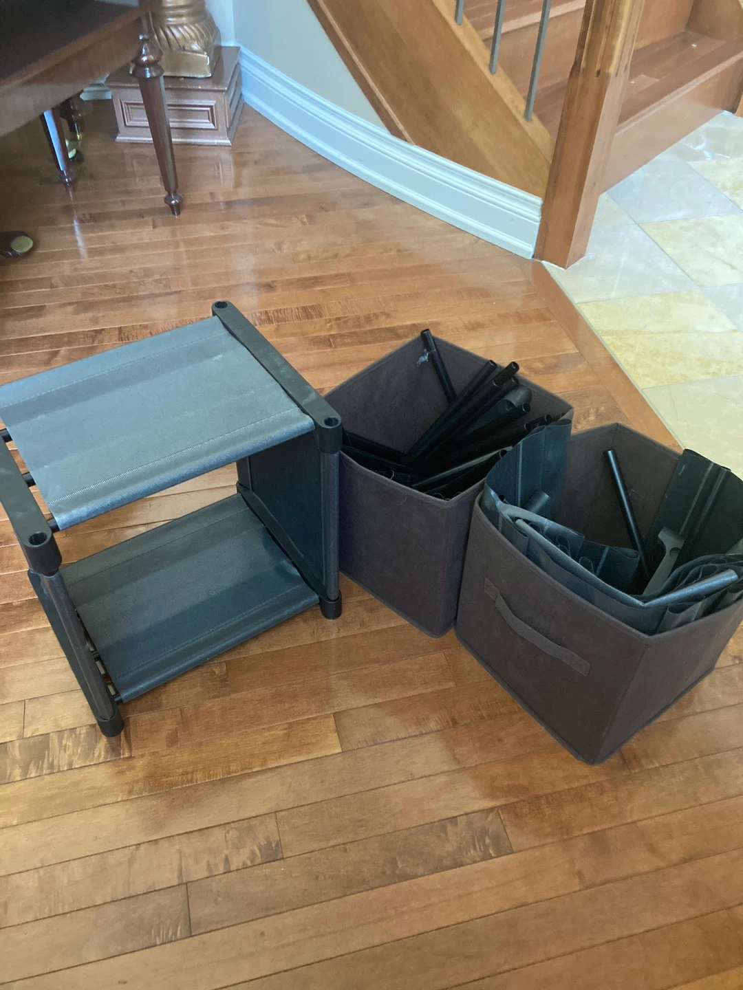 Lightweight cube storage Shelving Unit for Fabric Bins