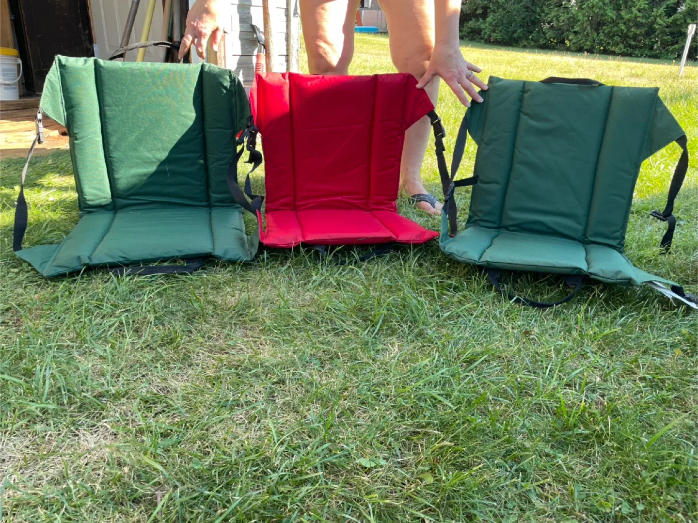 Stadium Seat - Red and Green thumbnail