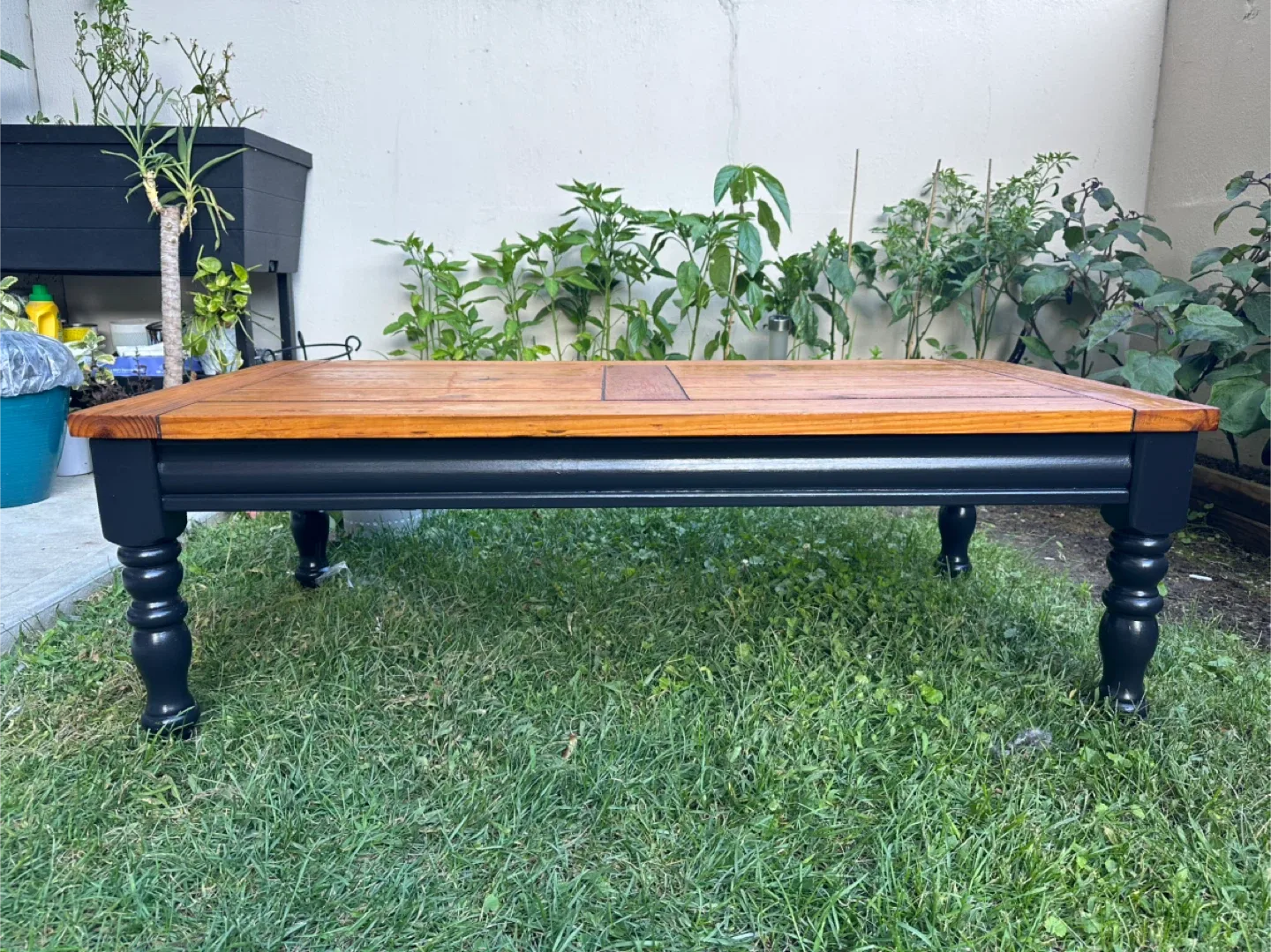 Wooden Coffee Table - Black & Brown image indicator(4)