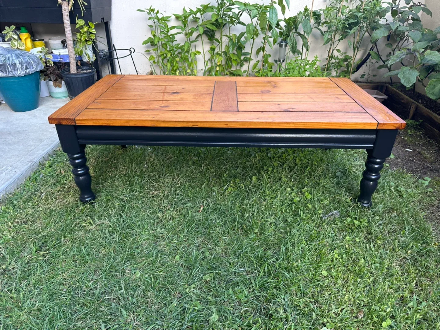 Wooden Coffee Table - Black & Brown image indicator(2)