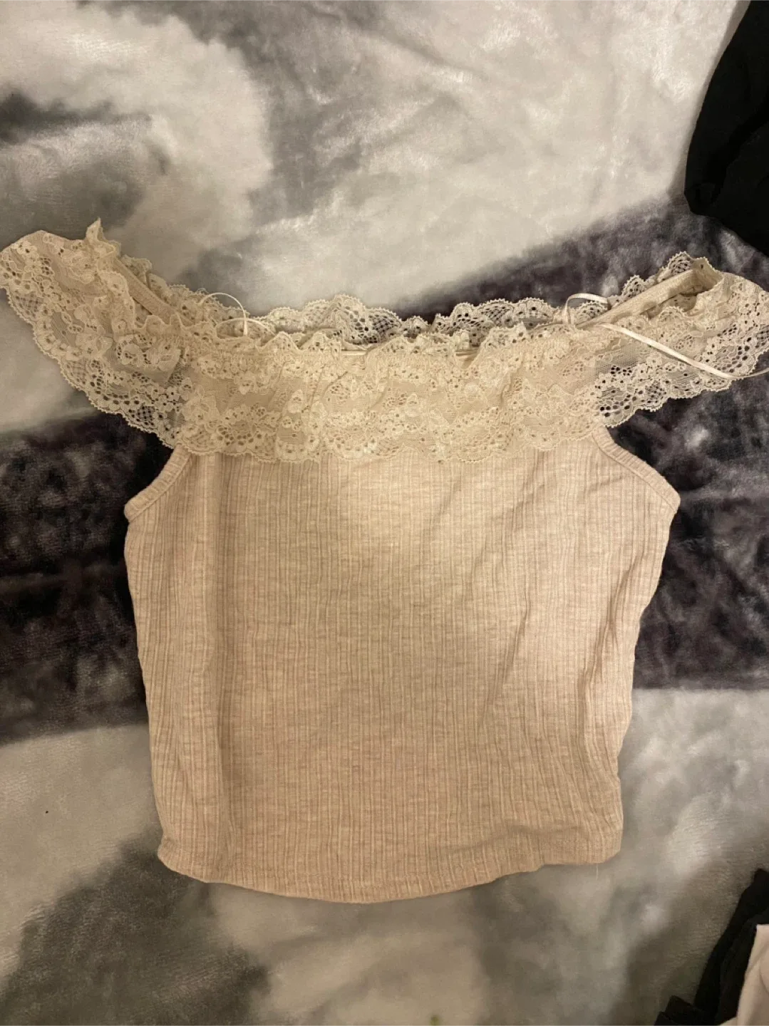Bozzolo Lace Trim Top - Size Small thumbnail