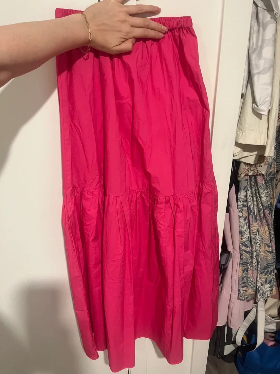 Pink Maxi Skirt thumbnail