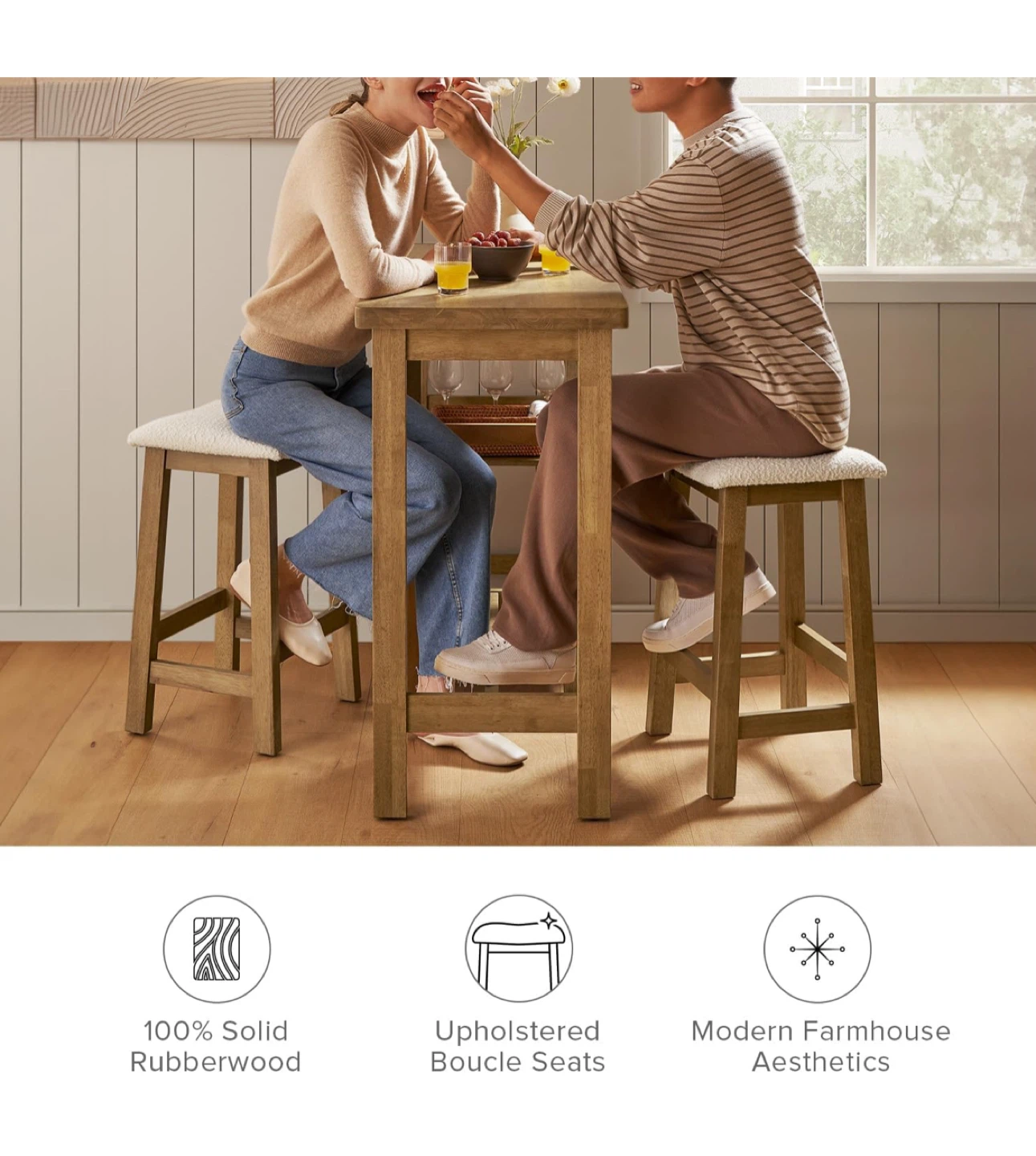Original price 389$  Bar Table with 2 Stools - photo 2