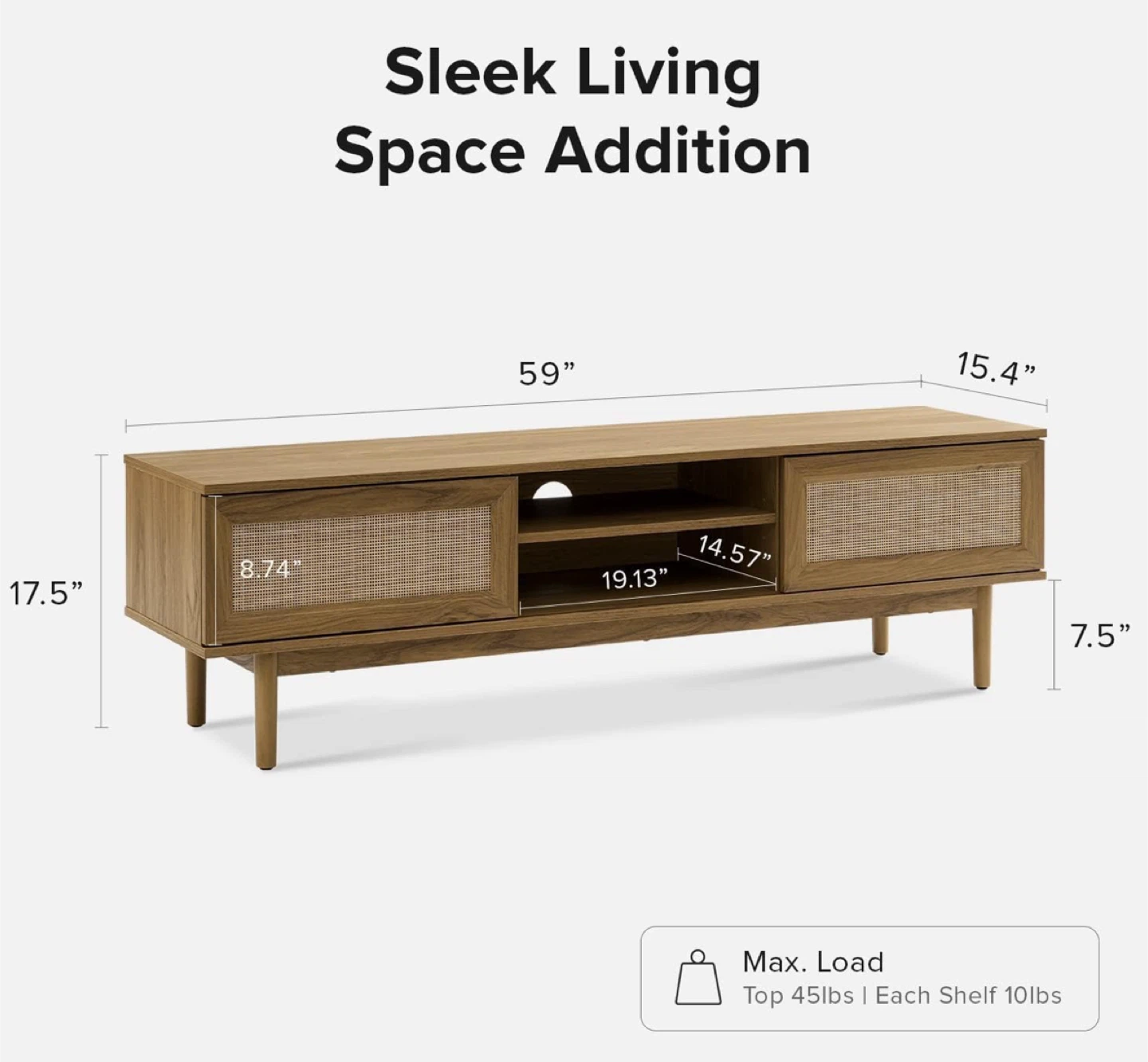 Sleek Living Space Addition TV Stand - photo 3