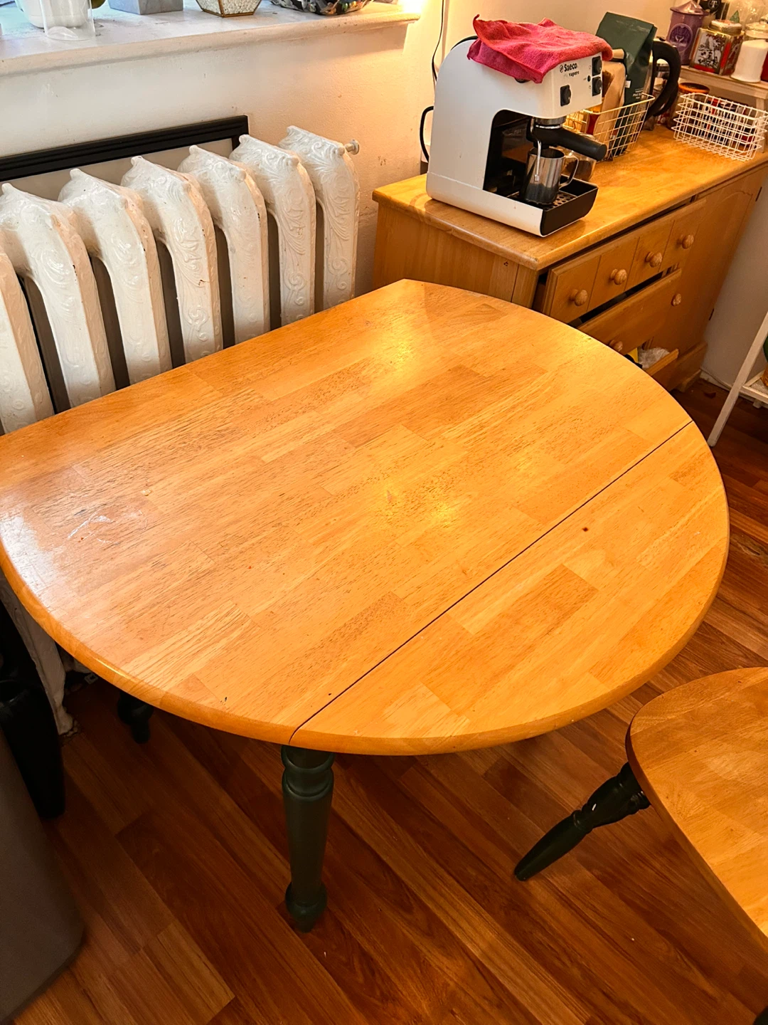 Drop Leaf Kitchen Table - Round - photo 4
