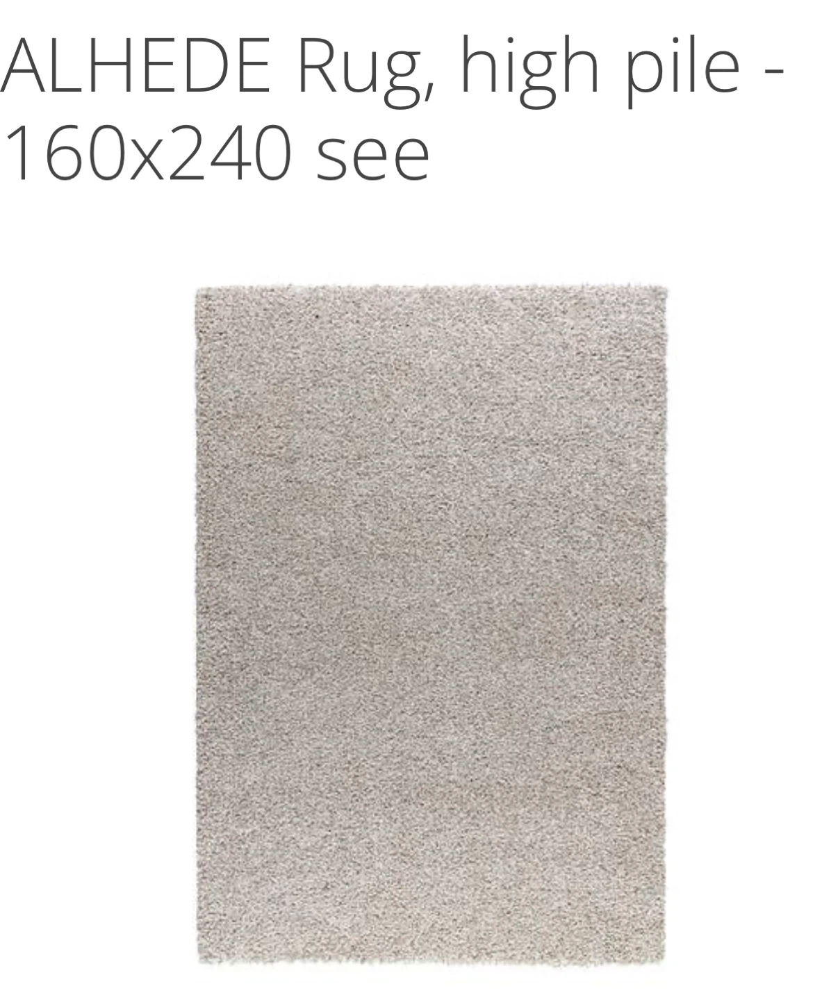IKEA ALHEDE Rug - 5'3" x 7'10" - photo 3
