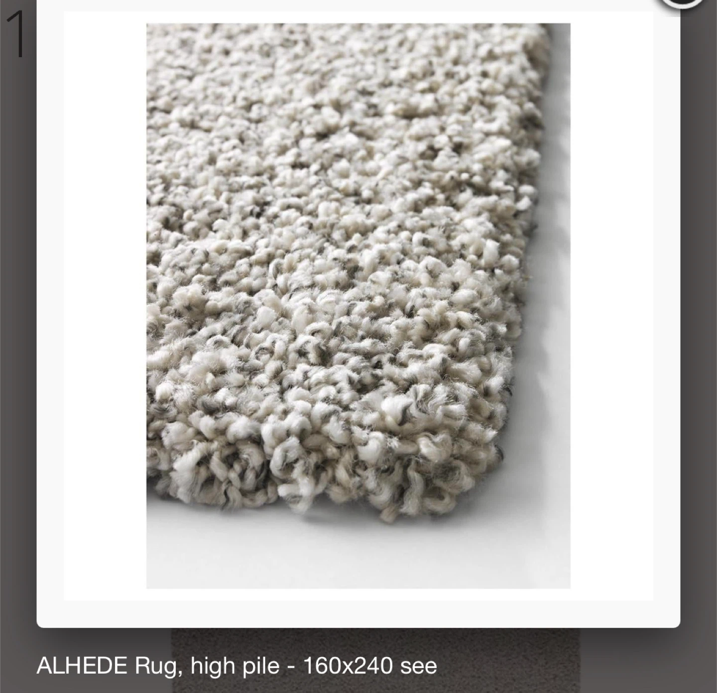 IKEA ALHEDE Rug - 5'3" x 7'10" - photo 4