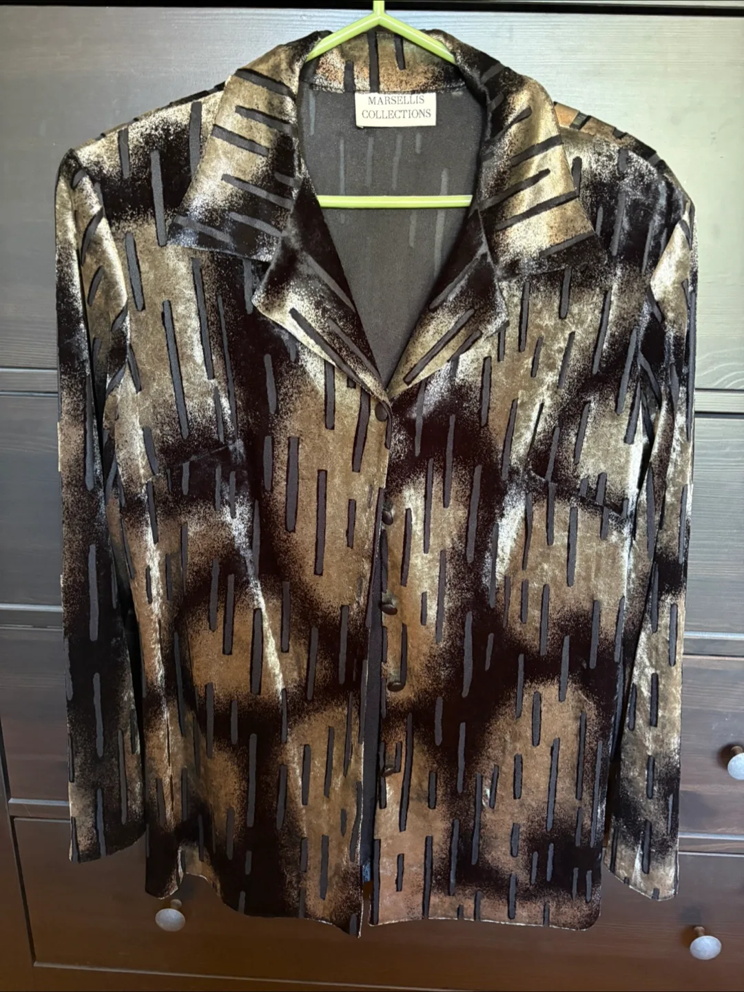 Marsellis Collections Patterned Blouse