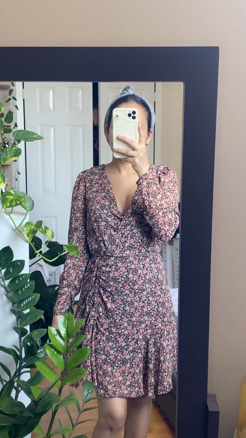 Floral Print Mini Dress - photo 2