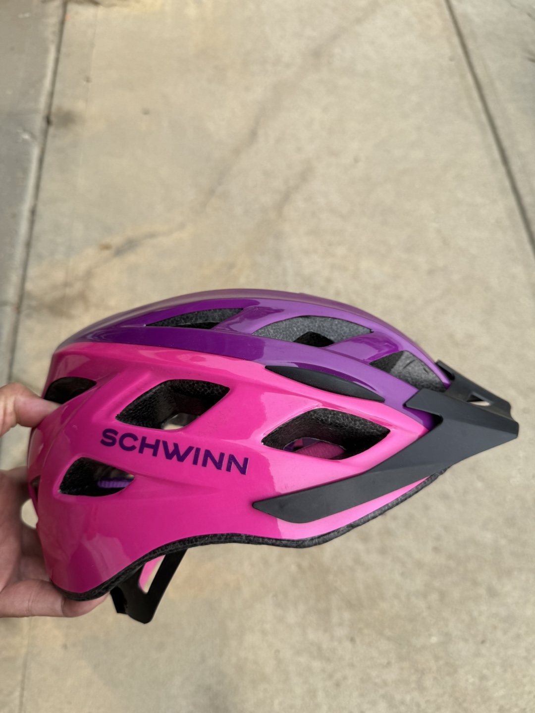 Schwinn Pink & Purple Bike Helmet