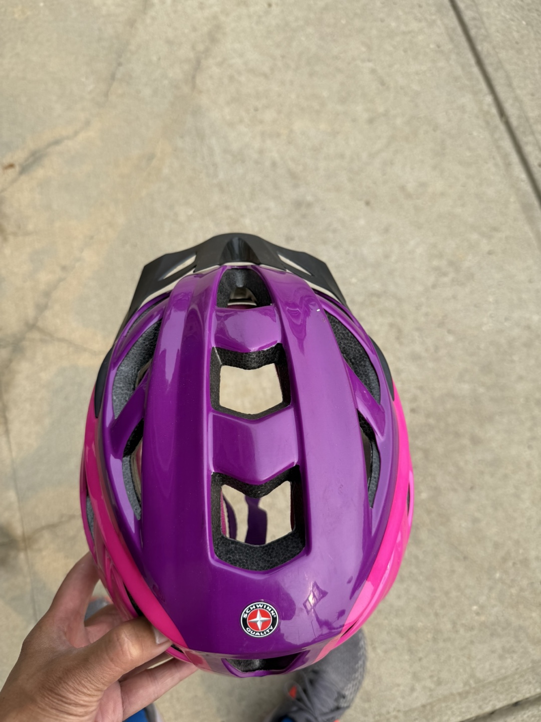Schwinn Pink & Purple Bike Helmet - photo 2