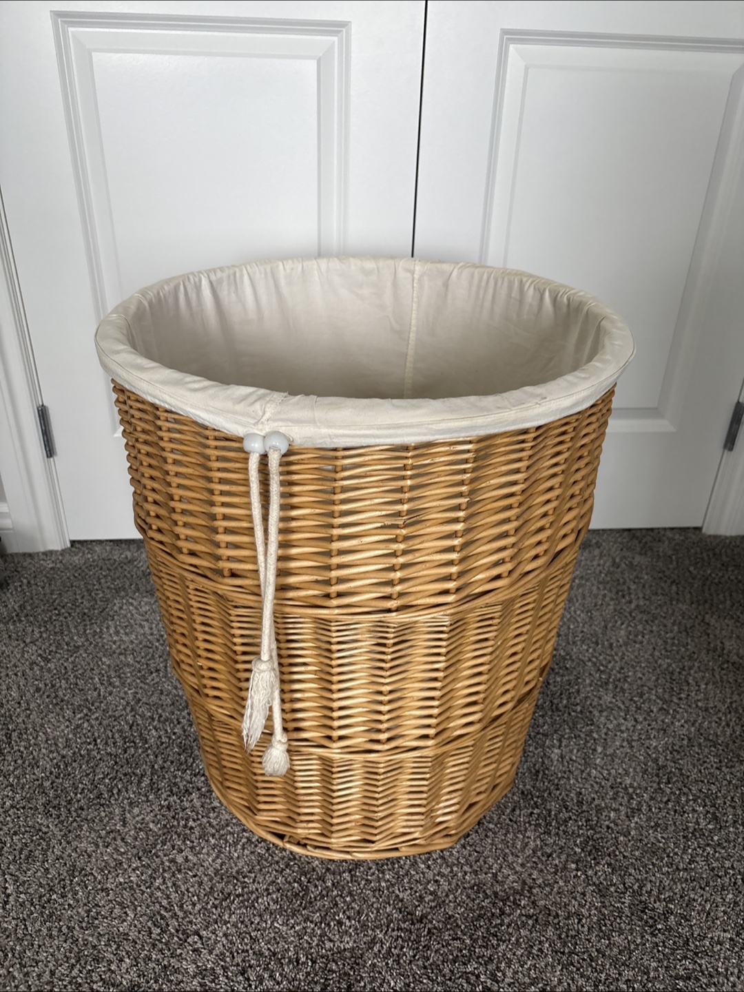 Large Wicker Laundry Basket