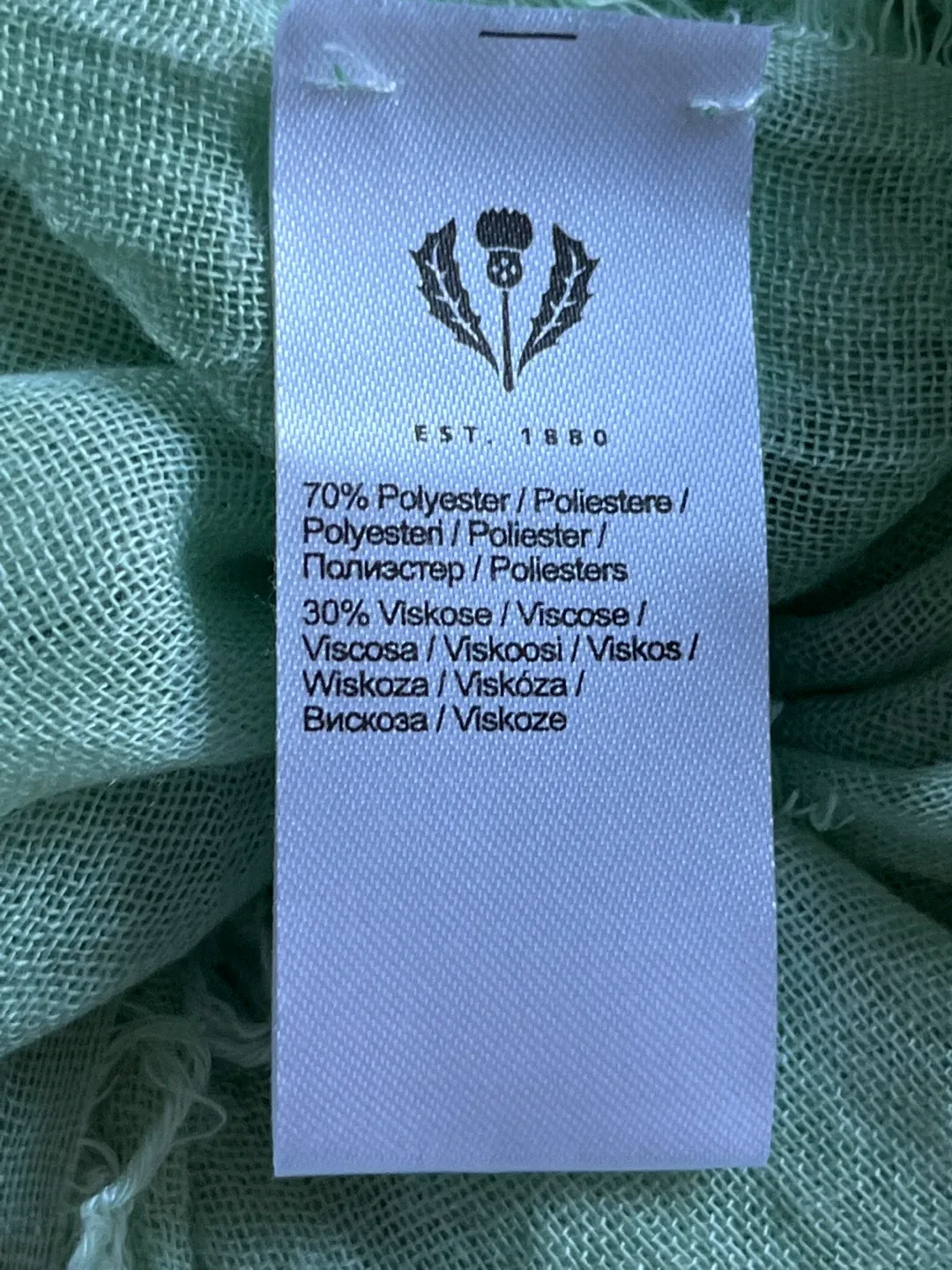 FRAAS Scarf - Light Green, Polyester/Viscose Blend image indicator(4)