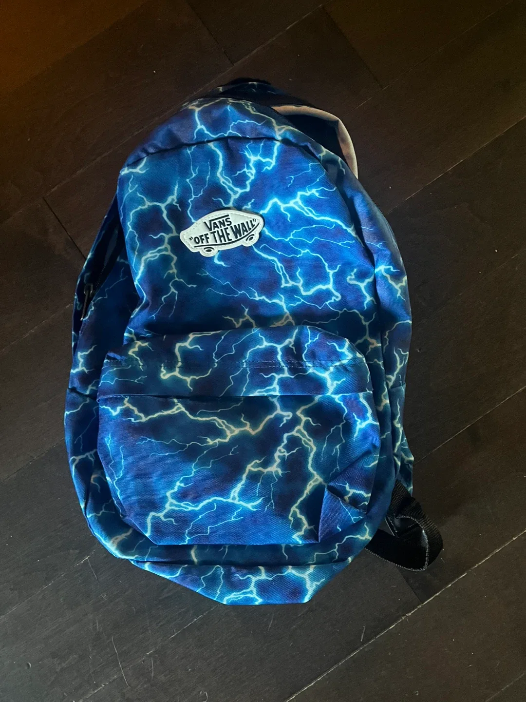 Vans Backpack - Blue Lightning Bolt Design thumbnail