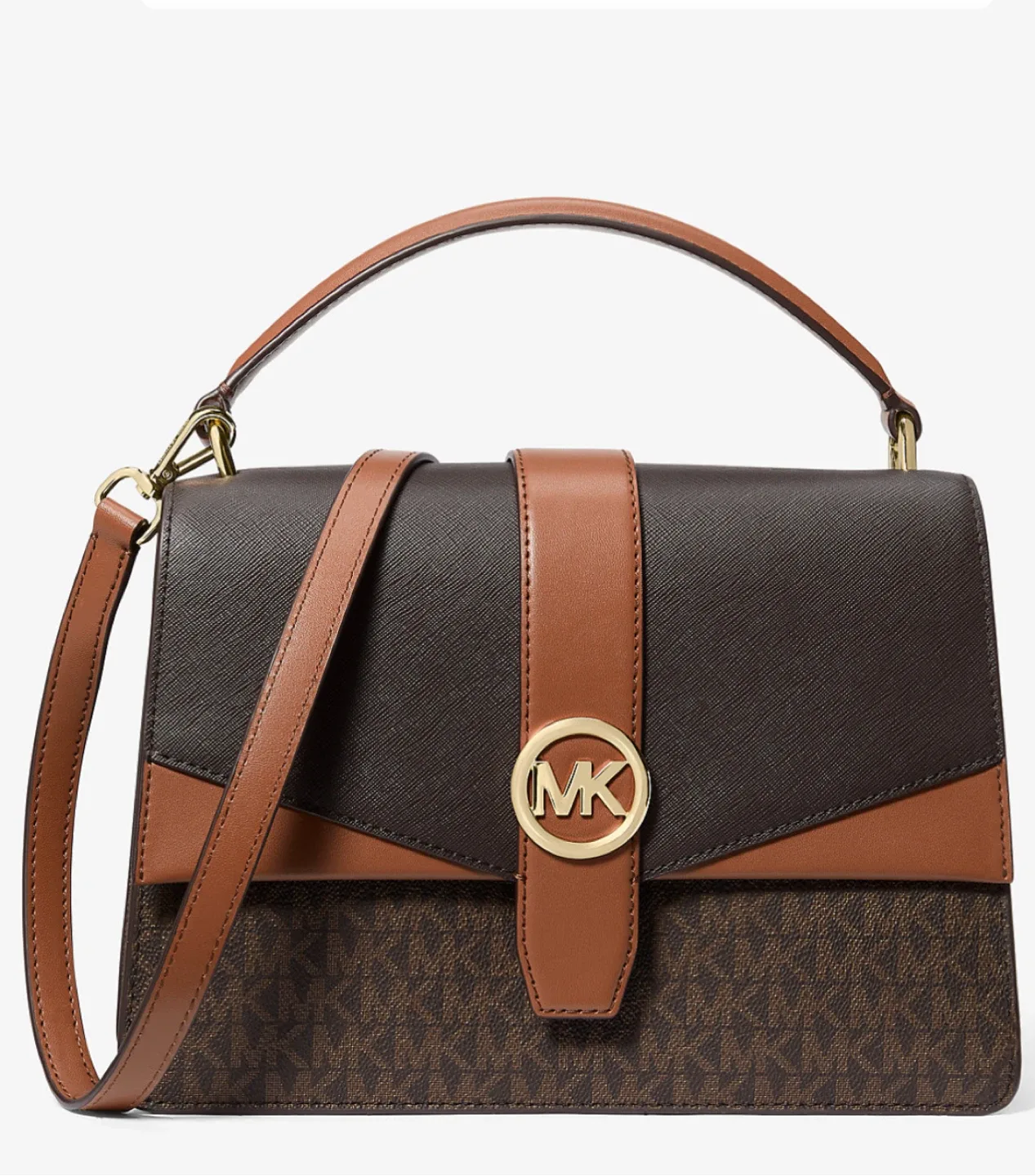 Michael Kors Brown Leather Handbag