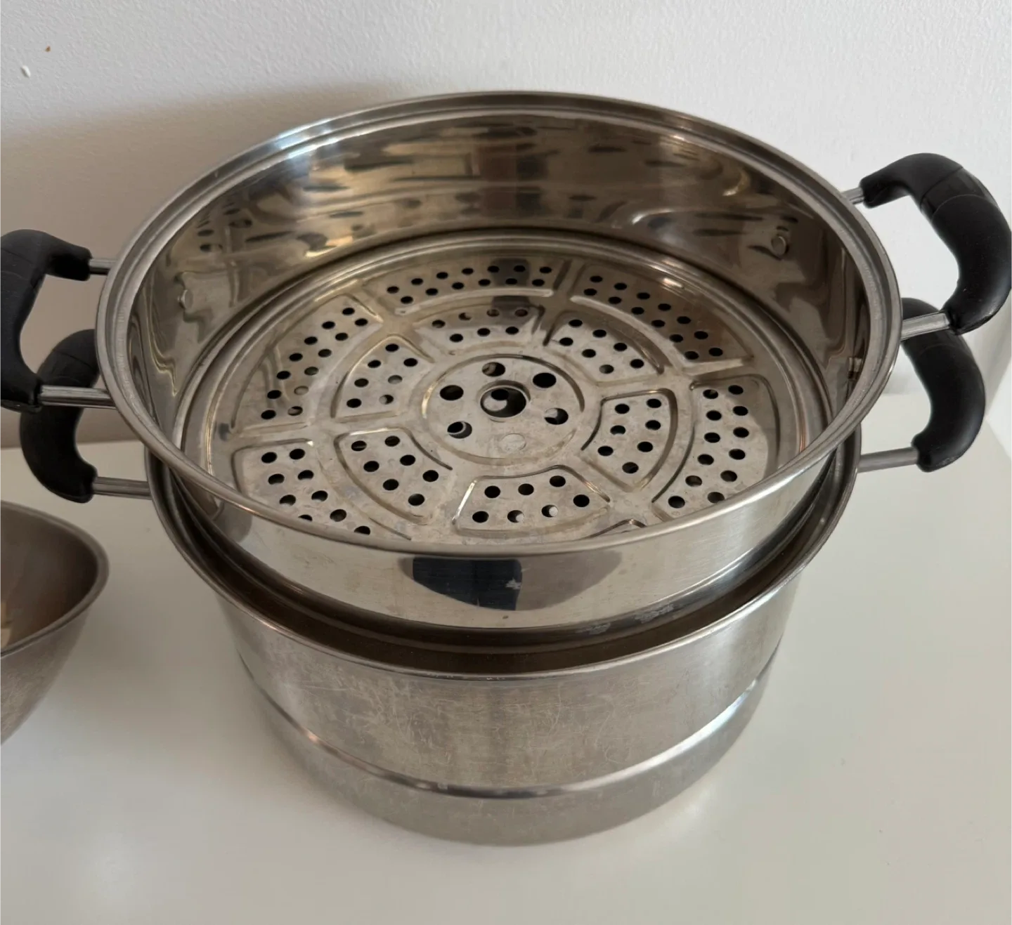 Stainless Steel Steamer Set image indicator(2)