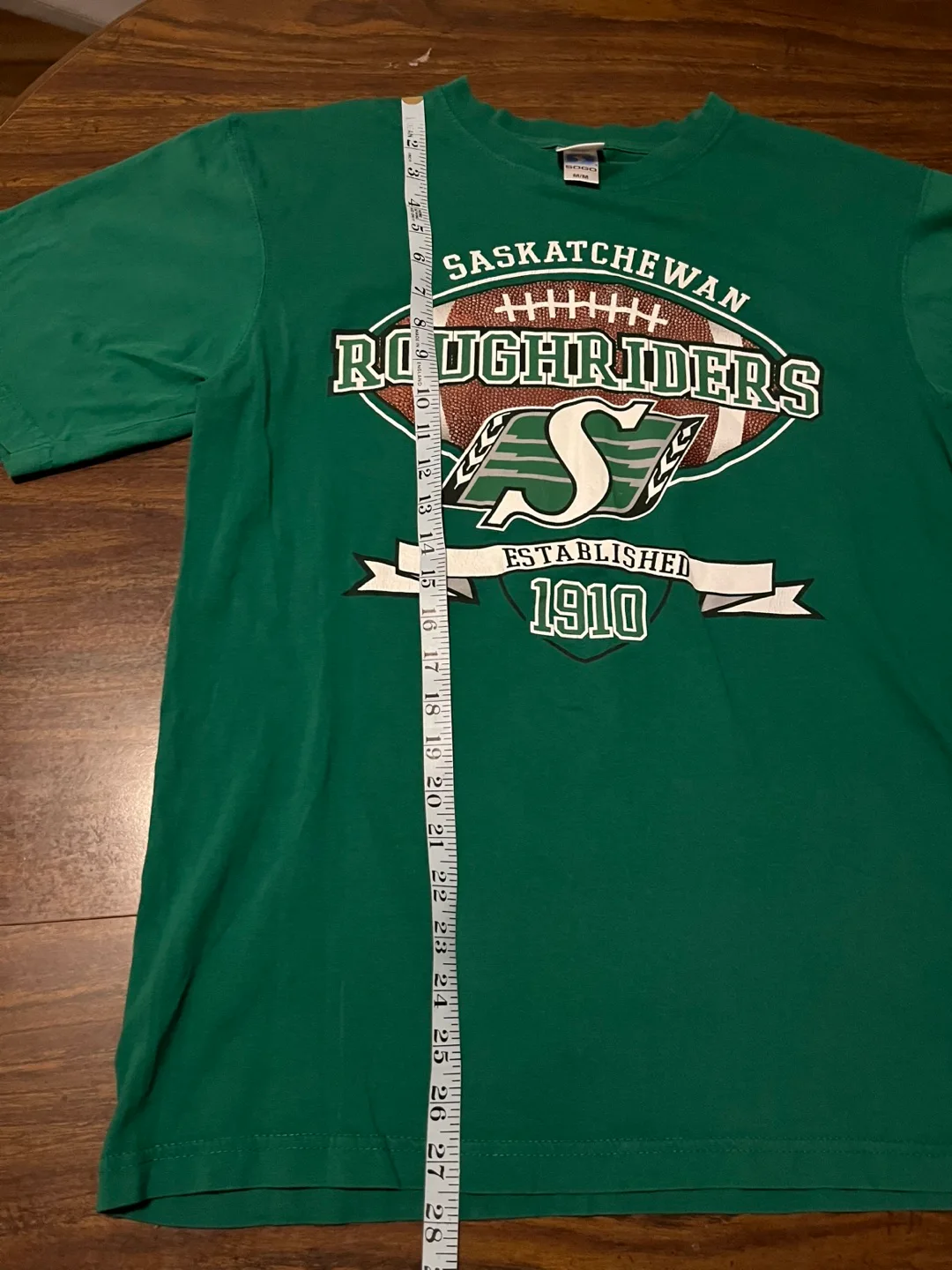 Saskatchewan Roughriders Men’s Medium Green T-Shirt image indicator(3)