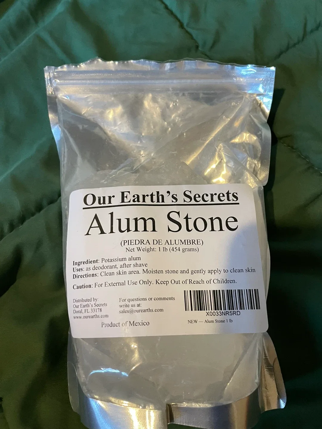 Our Earth's Secrets Alum Stone thumbnail