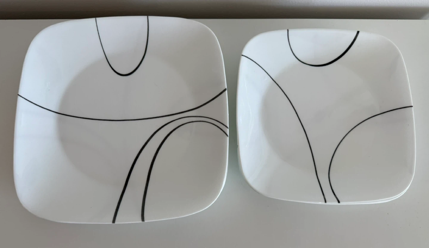 Corelle Square Plates