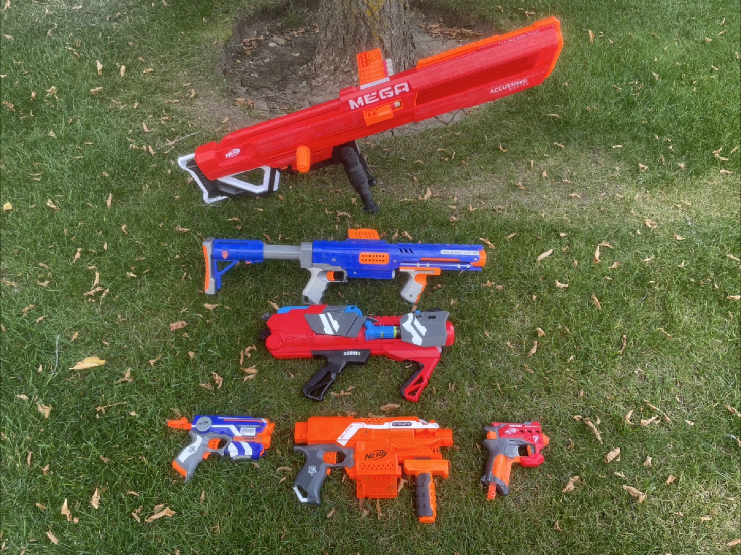 Nerf Guns Lot - Firestrike, Elite, Boomco, Mega