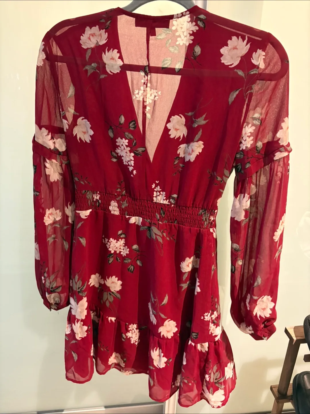 Dynamite Floral Print Mini Dress - Size S image indicator(2)