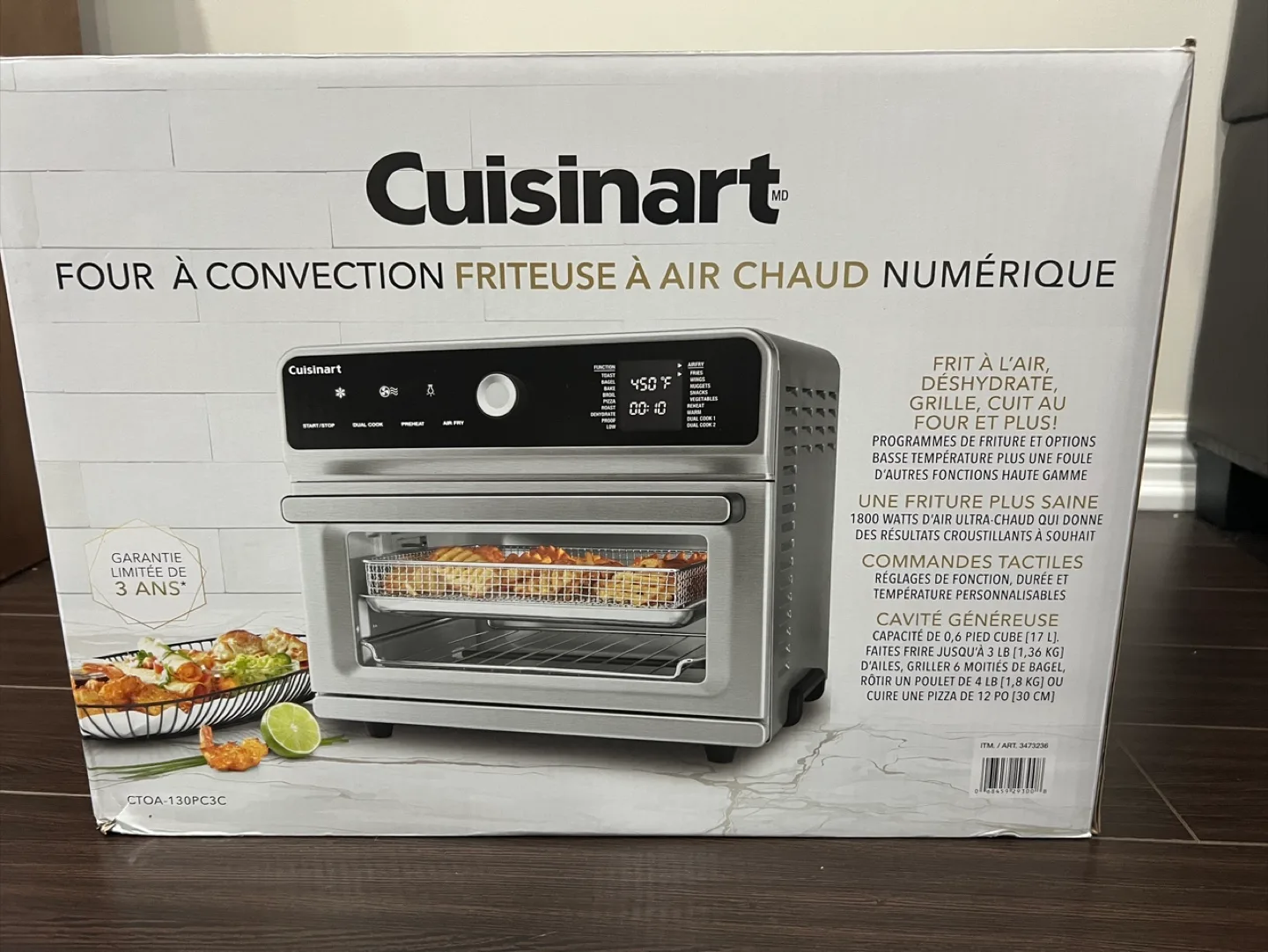 Cuisinart Digital Airfryer Convection Oven - New in Box! thumbnail