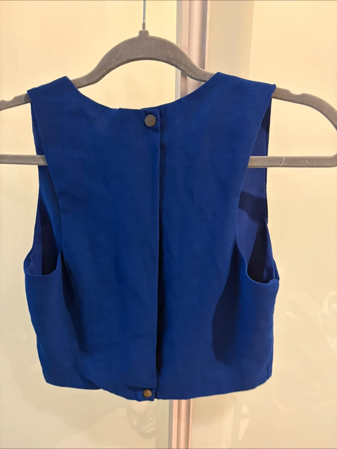 Royal Blue Cropped Tank Top image indicator(2)