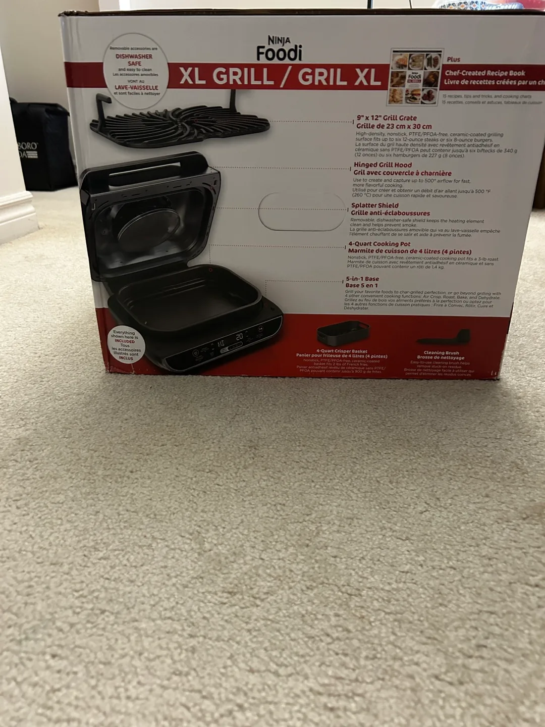 Ninja Foodi XL Grill/Gril XL image indicator(3)