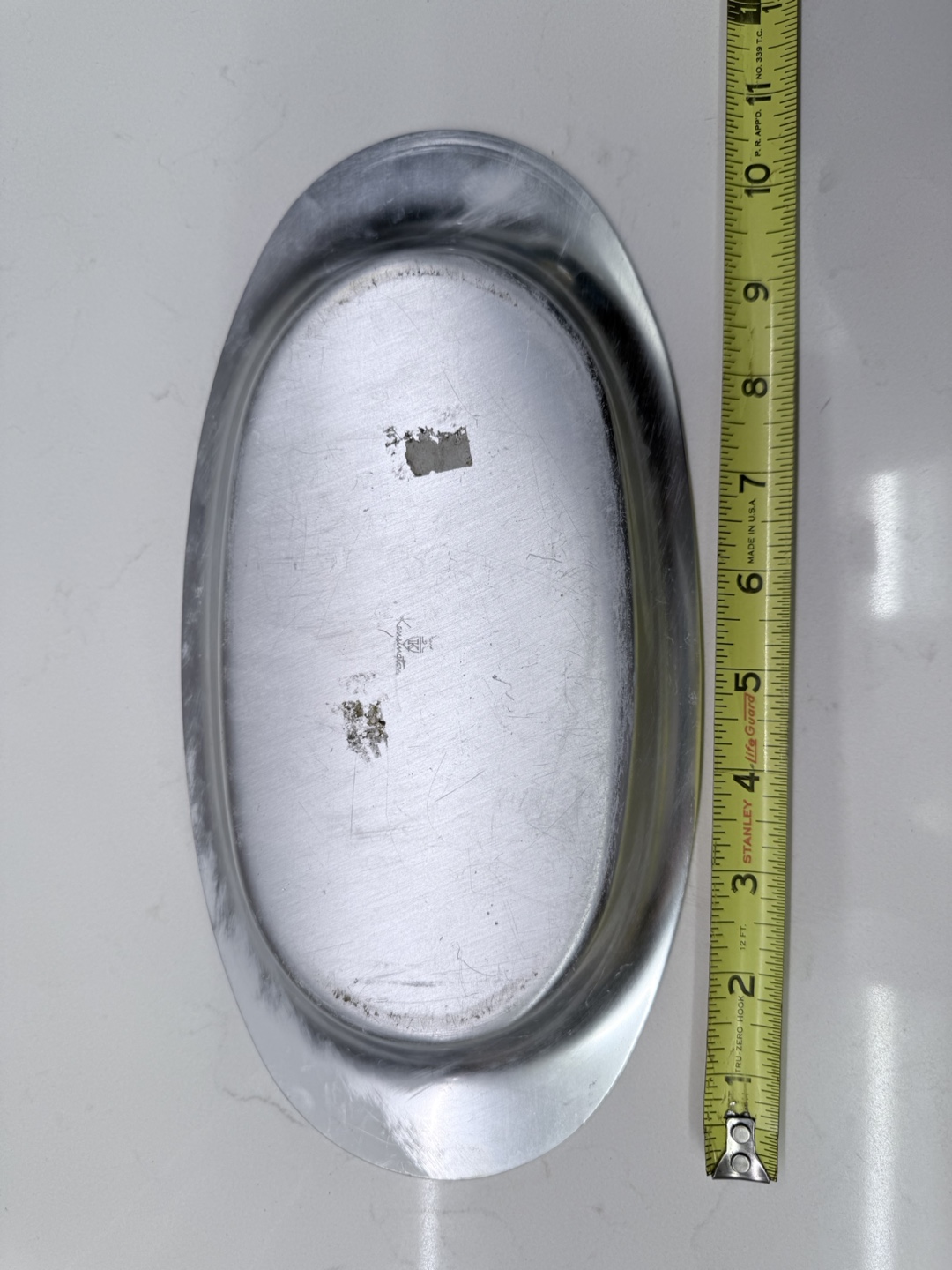 Vintage Aluminum Serving Tray - photo 3