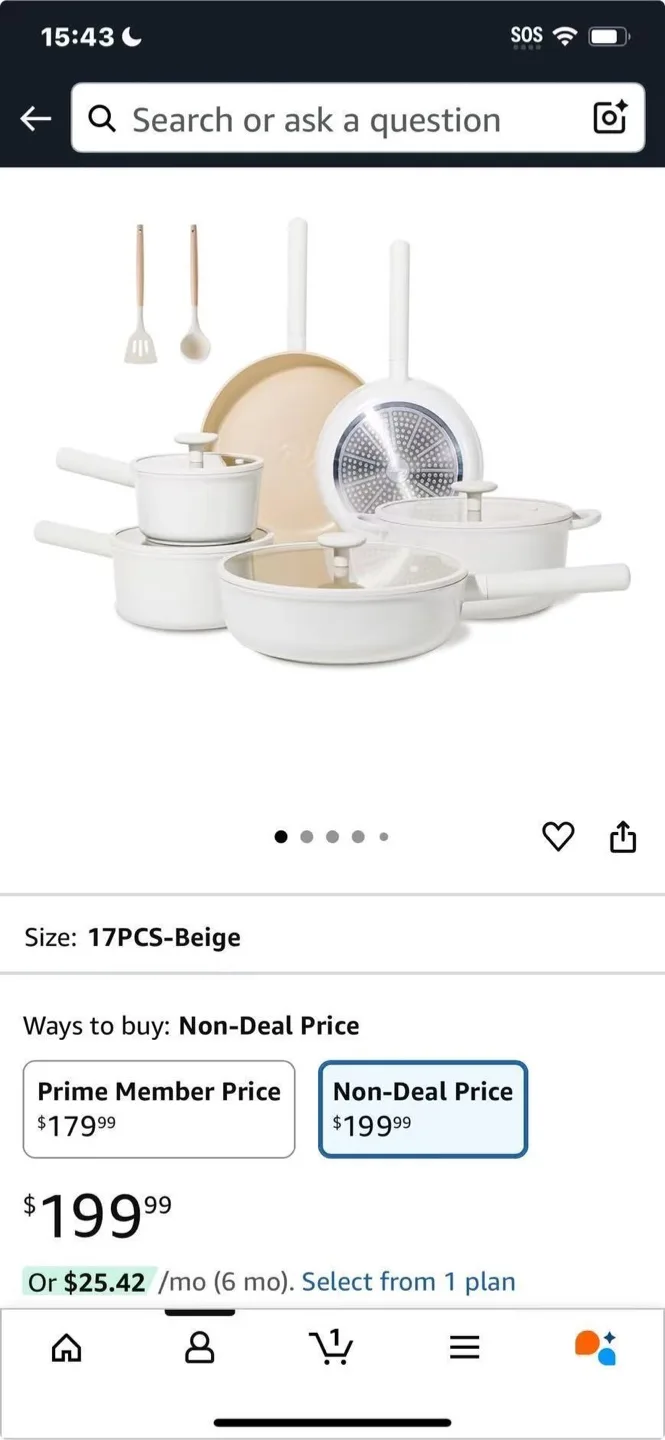 New! Ceramic non-stick Cookware frying pan - New! image indicator(2)